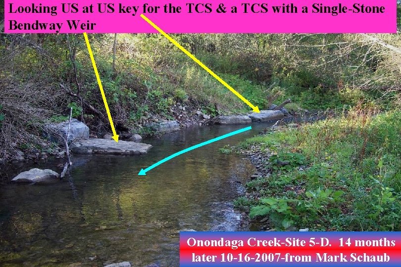 Looking US at US key for the TCS & a TCS with a Single-Stone