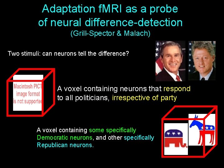 Adaptation f. MRI as a probe of neural difference-detection (Grill-Spector & Malach) Two stimuli: