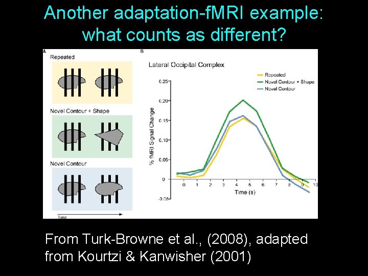Another adaptation-f. MRI example: what counts as different? From Turk-Browne et al. , (2008),