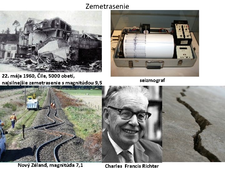 Zemetrasenie 22. mája 1960, Čile, 5000 obetí, najsilnejšie zemetrasenie s magnitúdou 9, 5 Nový