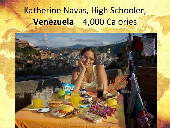 Katherine Navas, High Schooler, Venezuela – 4, 000 Calories 