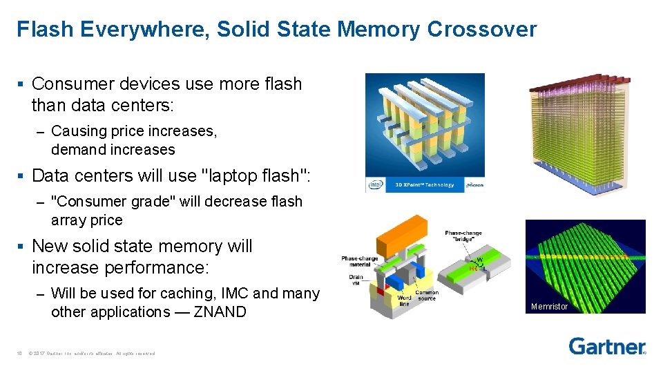 Flash Everywhere, Solid State Memory Crossover § Consumer devices use more flash than data