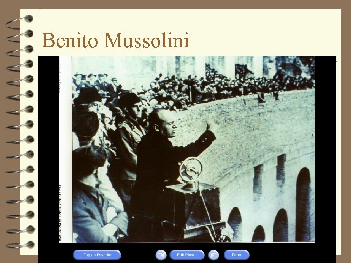 Benito Mussolini 
