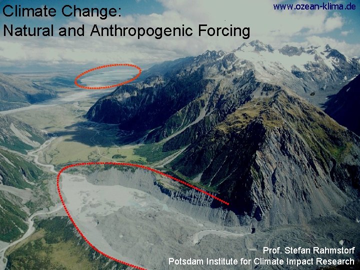 Climate Change: Natural and Anthropogenic Forcing www. ozean-klima. de WWW. OZEAN-KLIMA. DE Prof. Stefan Climate Change: Natural and Anthropogenic Forcing www. ozean-klima. de WWW. OZEAN-KLIMA. DE Prof. Stefan