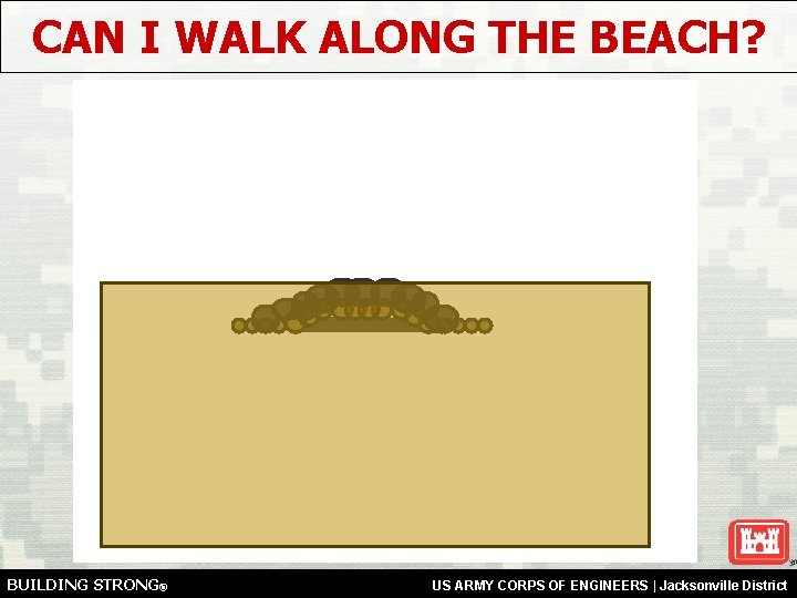 CAN I WALK ALONG THE BEACH? BUILDING STRONG® US ARMY CORPS OF ENGINEERS |