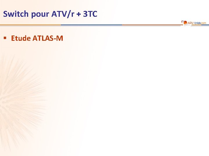 Switch pour ATV/r + 3 TC § Etude ATLAS-M 