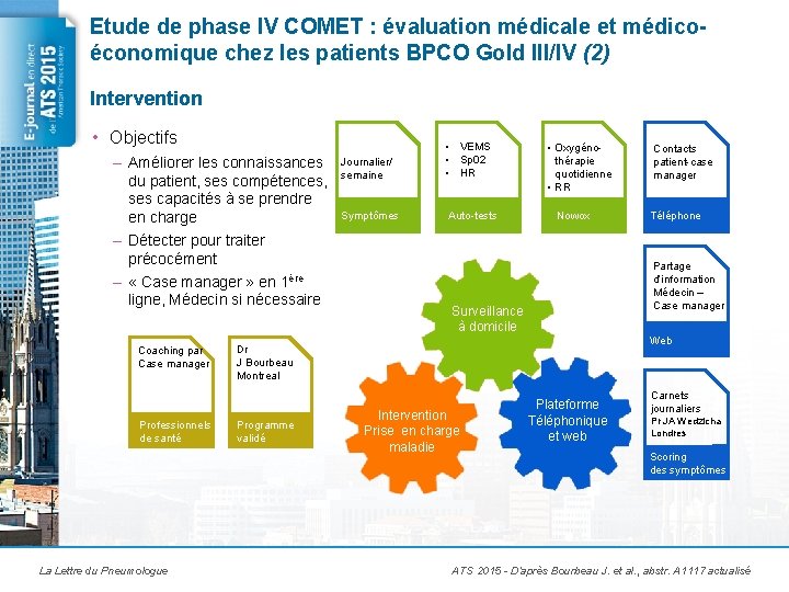 Etude de phase IV COMET : évaluation médicale et médicoéconomique chez les patients BPCO
