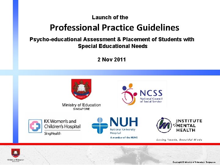 Launch of the Professional Practice Guidelines Psycho-educational Assessment & Placement of Students with Special