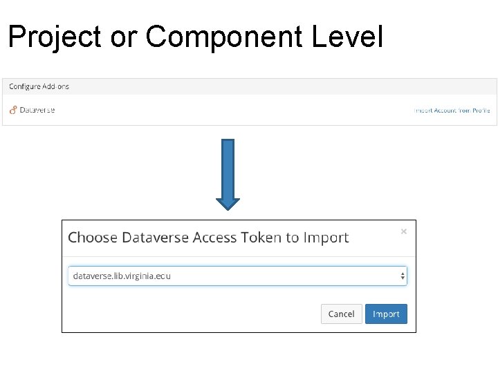 Project or Component Level 