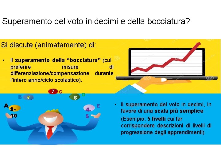 Superamento del voto in decimi e della bocciatura? Si discute (animatamente) di: • il