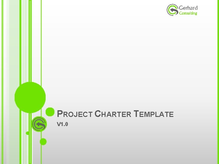 PROJECT CHARTER TEMPLATE V 1. 0 