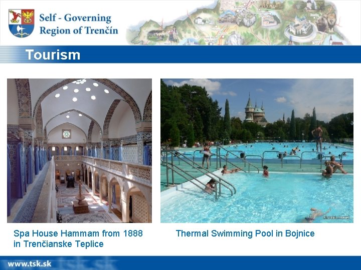 Tourism Spa House Hammam from 1888 in Trenčianske Teplice Thermal Swimming Pool in Bojnice