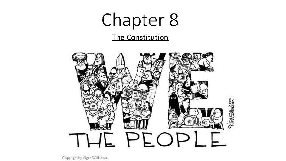 Chapter 8 The Constitution 