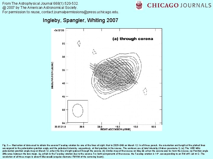 From The Astrophysical Journal 668(1): 520 -532. @ 2007 by The American Astronomical Society.