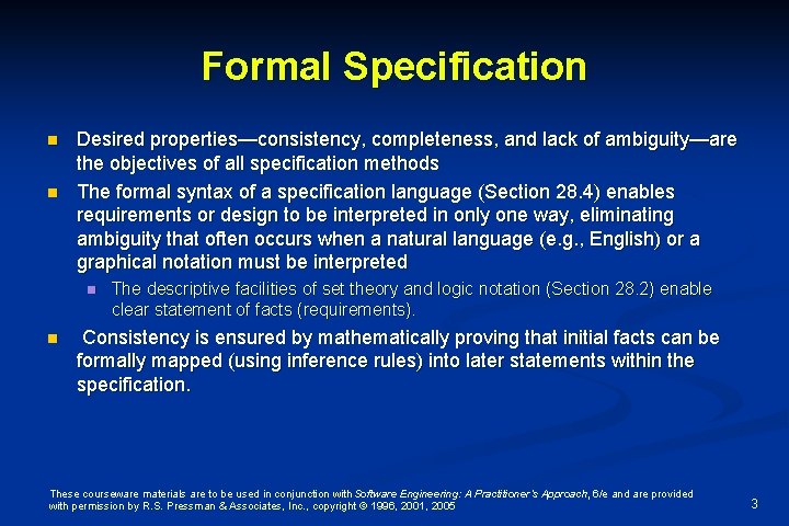 Software Engineering A Practitioners Approach 6e Chapter 28