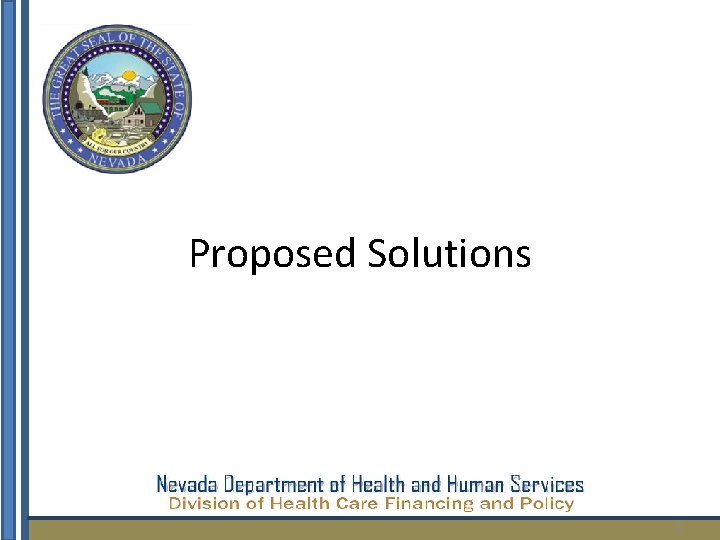 Proposed Solutions 5 