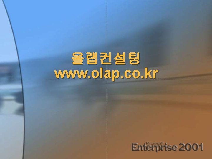 올랩컨설팅 www. olap. co. kr 