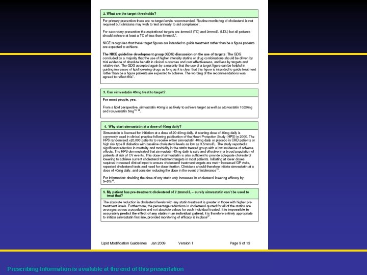 Prescribing Information is available at the end of this presentation 