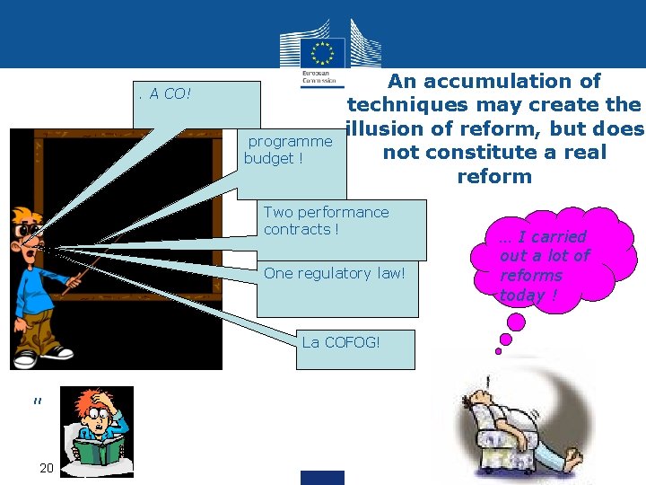 . A CO! programme budget ! An accumulation of techniques may create the illusion