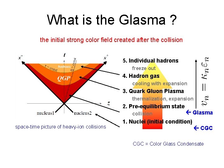 What is the Glasma ? the initial strong color field created after the collision