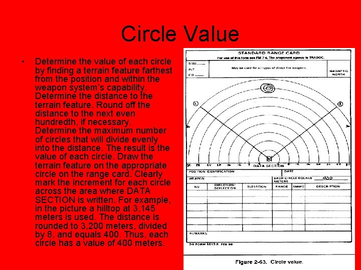 Circle Value • Determine the value of each circle by finding a terrain feature Circle Value • Determine the value of each circle by finding a terrain feature