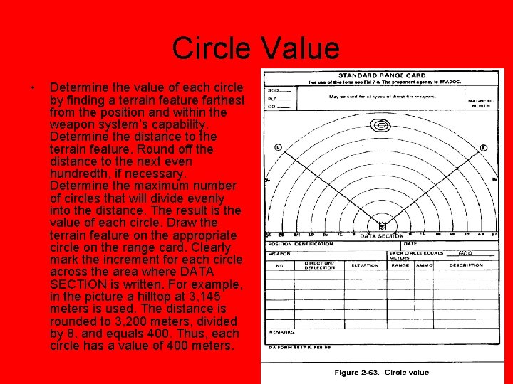 Circle Value • Determine the value of each circle by finding a terrain feature