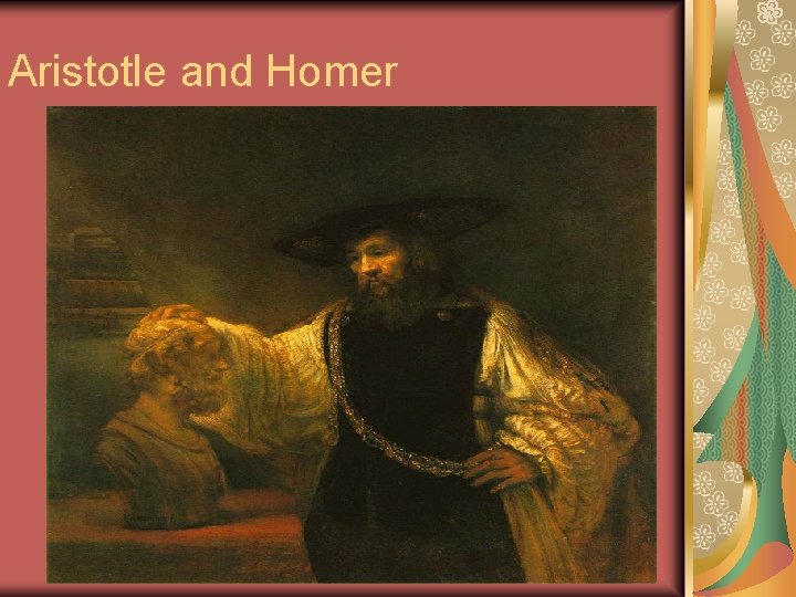 Aristotle and Homer 