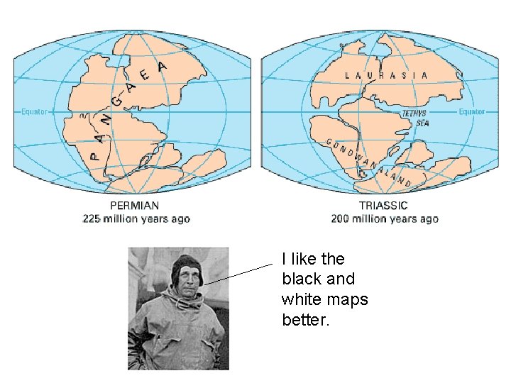 I like the black and white maps better. 