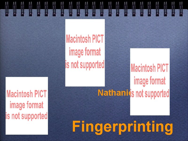 Nathaniel Gearles Fingerprinting 