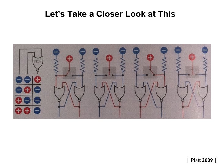 Let’s Take a Closer Look at This [ Platt 2009 ] 