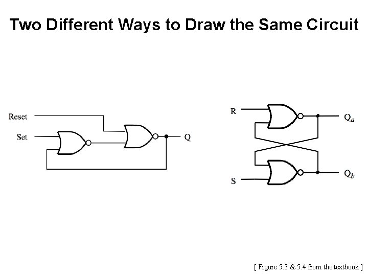 Two Different Ways to Draw the Same Circuit [ Figure 5. 3 & 5.