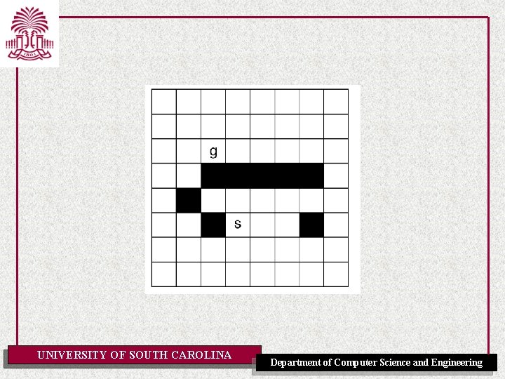 UNIVERSITY OF SOUTH CAROLINA Department of Computer Science and Engineering 