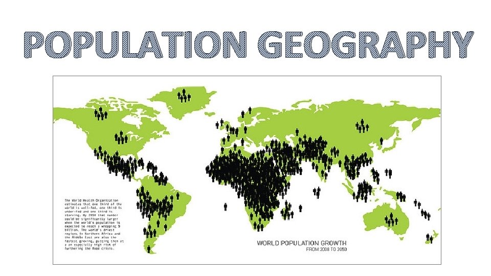 POPULATION GEOGRAPHY 