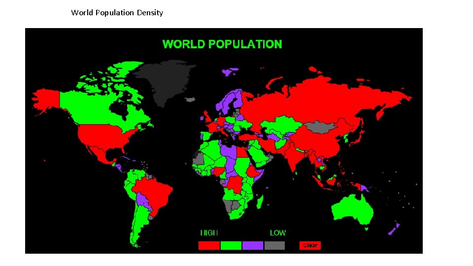 World Population Density 