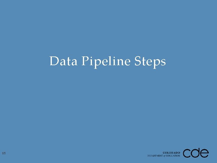 Data Pipeline Steps 15 