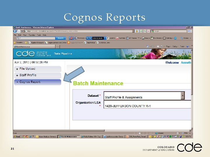 Cognos Reports 31 