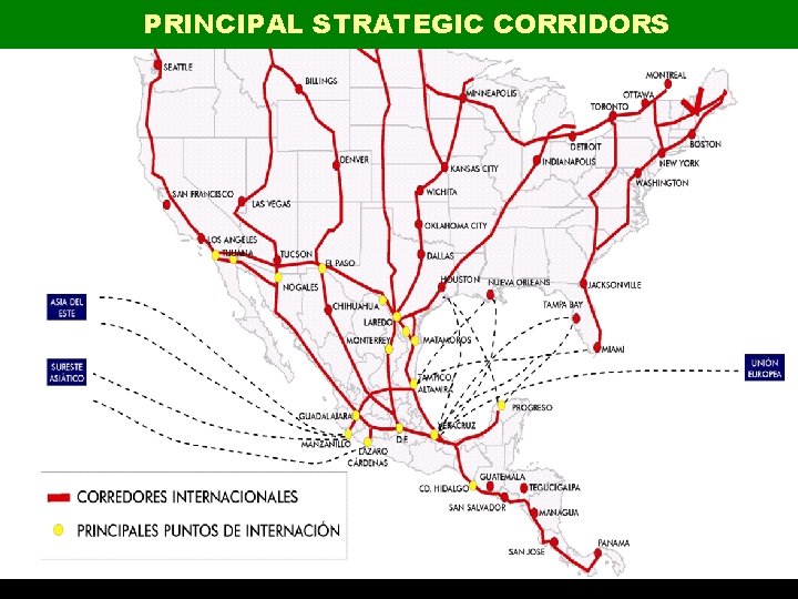 PRINCIPAL STRATEGIC CORRIDORS 