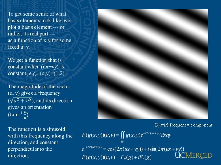  Spatial frequency component 