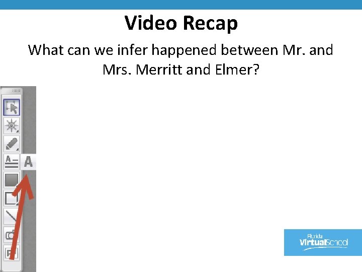 Video Recap What can we infer happened between Mr. and Mrs. Merritt and Elmer?
