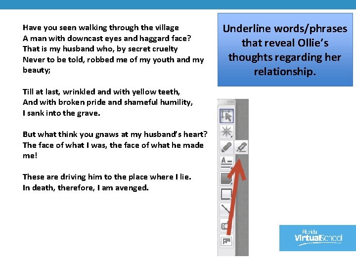Have you seen walking through the village A man with downcast eyes and haggard