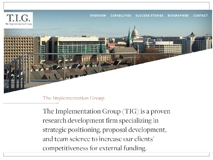 T. I. G. External Disciplinary Expert Review 