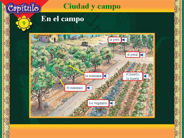 Ciudad y campo 9 En el campo la pera el peral la manzana el