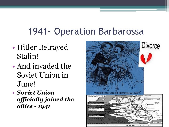 1941 - Operation Barbarossa • Hitler Betrayed Stalin! • And invaded the Soviet Union