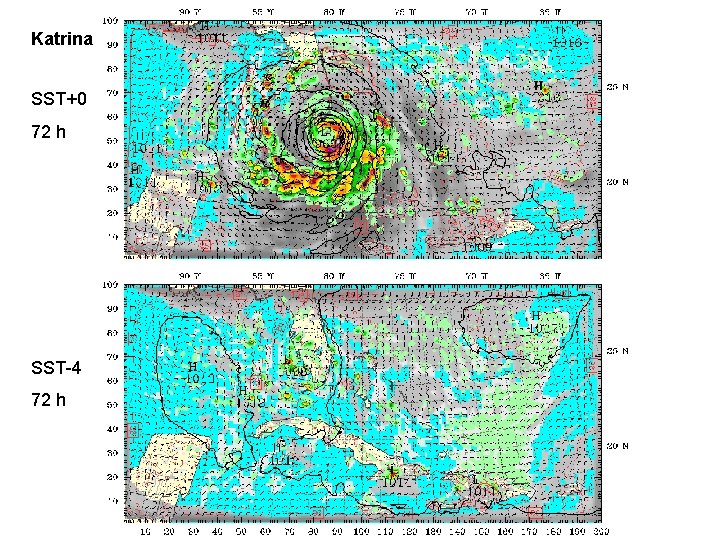 Katrina SST+0 72 h SST-4 72 h 