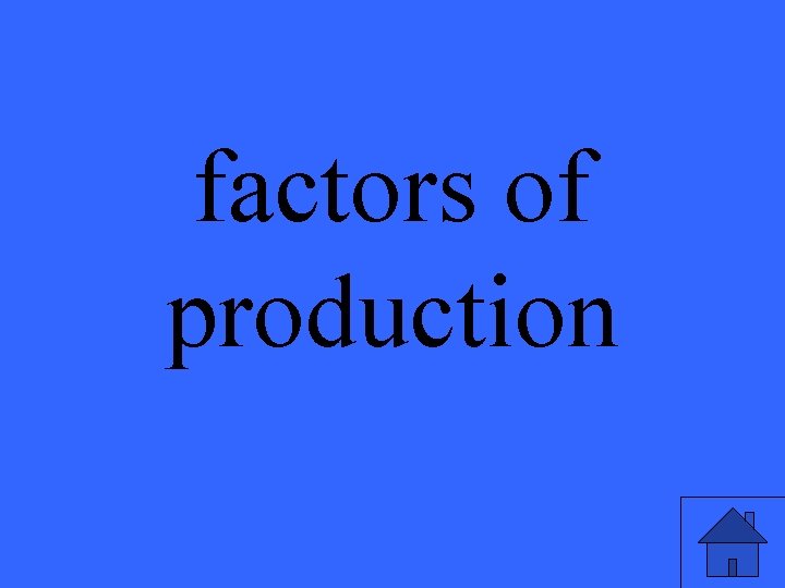 factors of production 