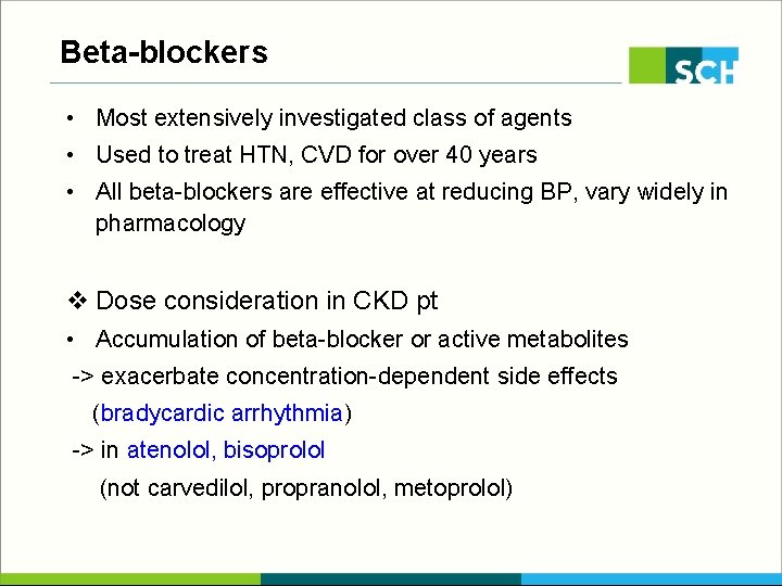 Bp Lowering Agents In Ckd Patients R 3