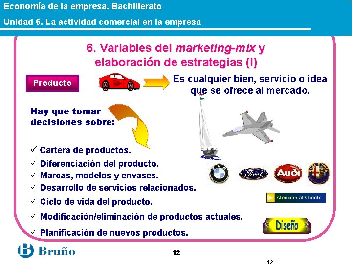 Economía de la empresa. Bachillerato Unidad 6. La actividad comercial en la empresa 6.