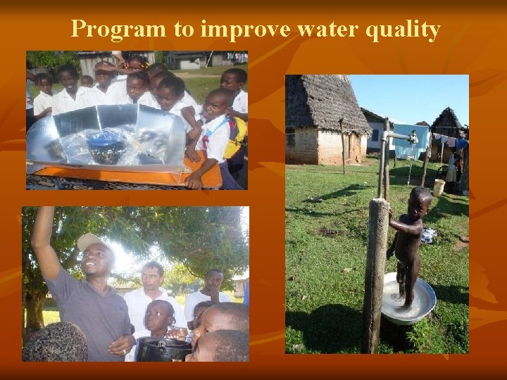 Program to improve water quality 