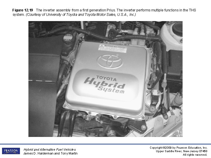 Figure 12. 19 The inverter assembly from a first generation Prius. The inverter performs