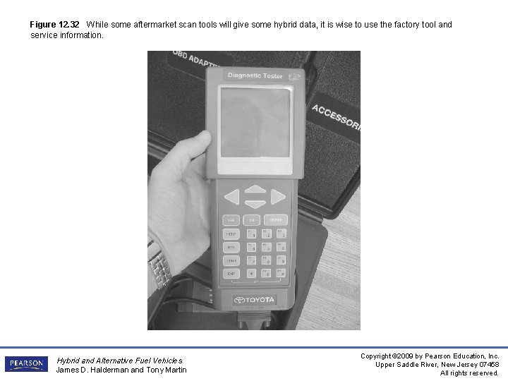 Figure 12. 32 While some aftermarket scan tools will give some hybrid data, it